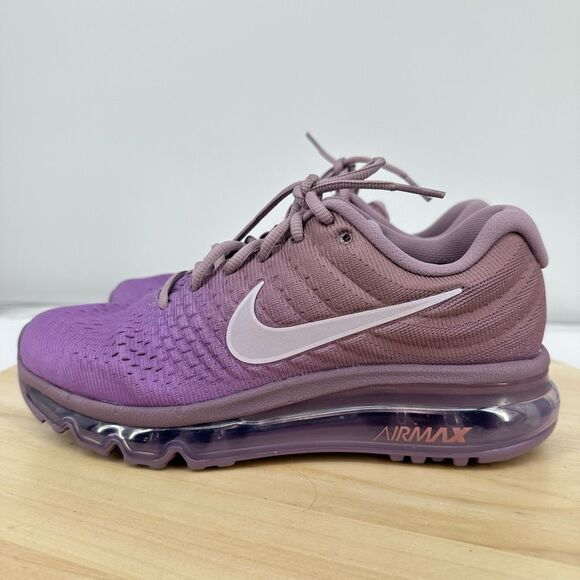 NEW NIKE Women's Air Max 2017 849560 555 Shoes Sneakers Plum Lavender US 6.5 - Picture 2 of 10